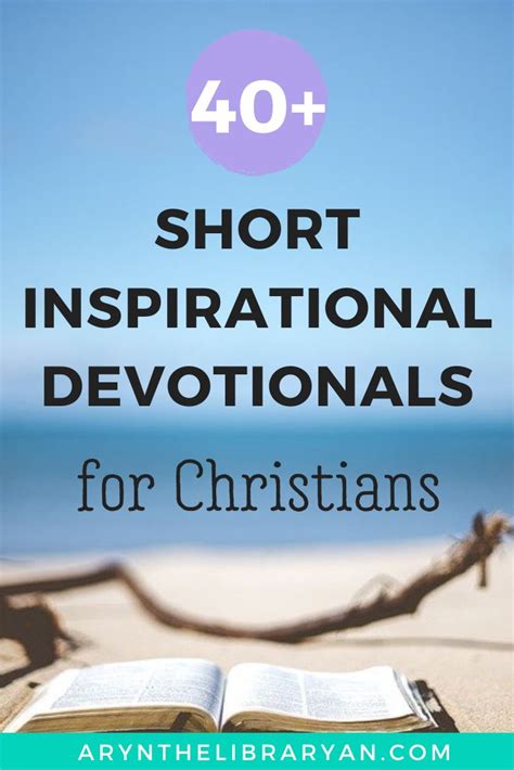 40 Short Inspirational Devotions Youll Love Christian Daily