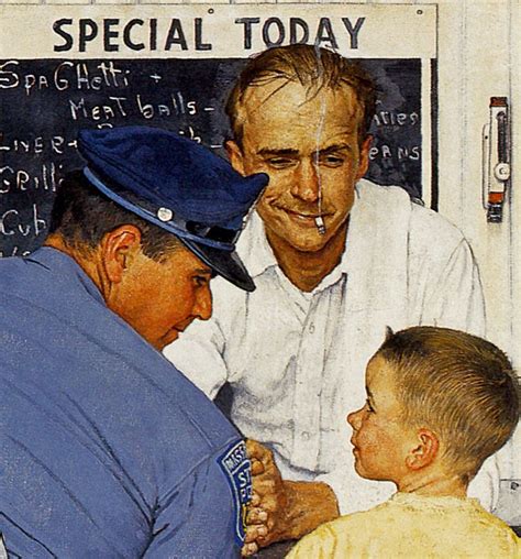 1958 The Runaway Norman Rockwell Detail Norman Rockwell Art