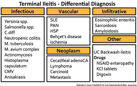 Causes Of Terminal Ileitis Differential Diagnosis Grepmed