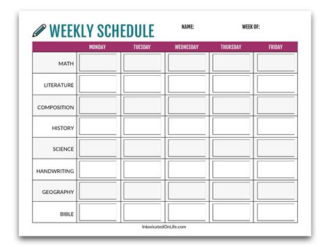 Homeschool Planning 101 Creating A Sane Schedule