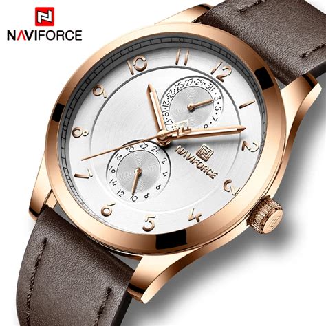 Aliexpress Com Buy Ultra Thin Watches Naviforce Mens Watches Top