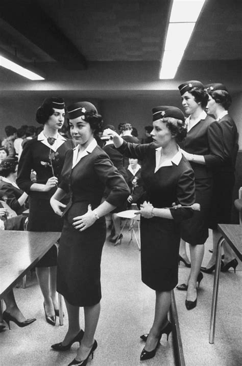 1950s American Airlines Flight Attendants Life Magazine American