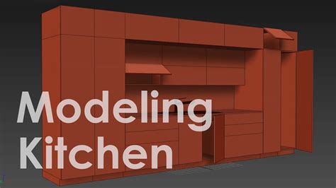 3ds Max Modeling Kitchen Tutorial Part 01 Youtube