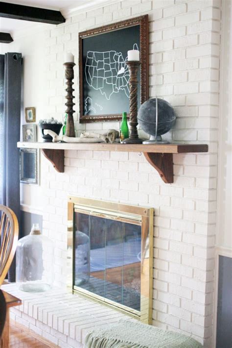 But in order to avoid the complete darkness, add some details in lighter shades, or paint some parts white or even leave them in the. How to Paint a Brick Fireplace (and the Best Paint to Use!) - Craftivity Designs