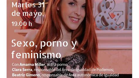 Amarna Miller la actriz porno de Podemos lanza un libro para impulsar la pornografía