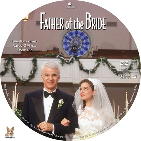 Father Of The Bride Dvd Labels 1991 R1 Custom