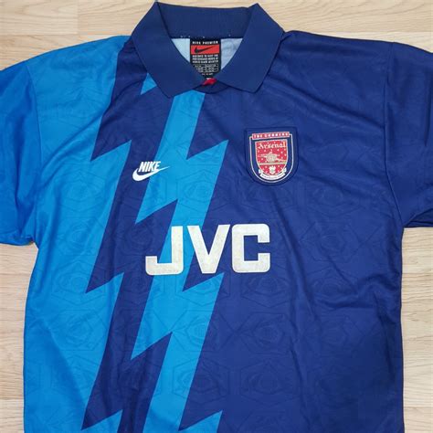 Nike Arsenal Blue Away Jvc Jersey Shirt Xl Mens Fashion