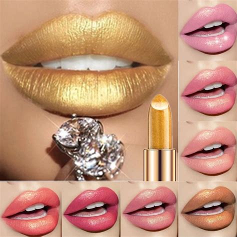 Handaiyan Putri Duyung Shimmer Lipstik Tahan Air Tahan Lama Glitter