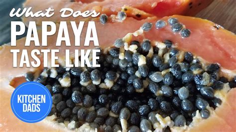 What Does A Papaya Fruit Taste Like How To Eat A Papaya Youtube