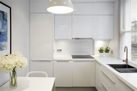 All White Contemporary Kitchen Designed By Studio21 Contemporary