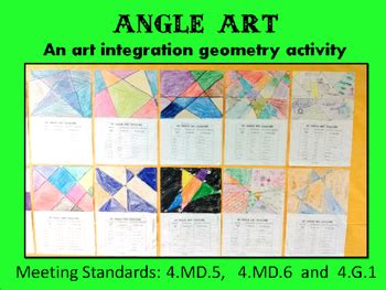 Angle Art: A Geometry Art Integration Lesson, 4.MD.5, 4.MD.6, 4.G.1
