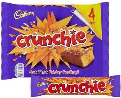 cadbury crunchie 4 pack x 10 units 40 bars 4 pack 104 4g x10 1044 gram bol