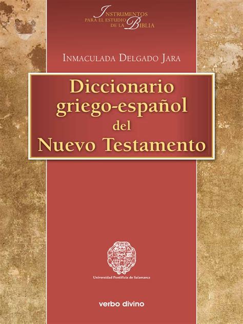 Diccionario Griego Español Del Nuevo Testamentopdf Verbo Estilo