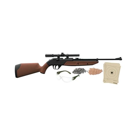 crosman 760 pumpmaster 177 cal air rifle with scope ammo glasses and targets