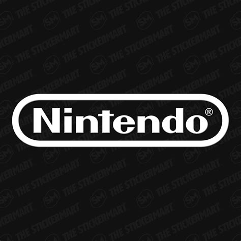 Nintendo Logo Vinyl Decal Nintendo Logo Nintendo Art Nintendo Switch