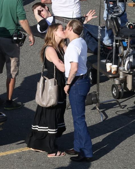 Johnny Depp And Amber Heard Kissing On The Set Of Black Mass Popsugar