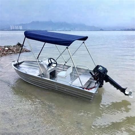 Aluminum Center Console Deep V Motor Jon Fishing Boats For Sale
