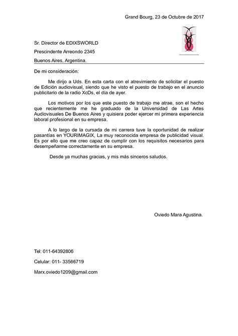 Calaméo Carta De Solicitud De Trabajo Oviedo Mara