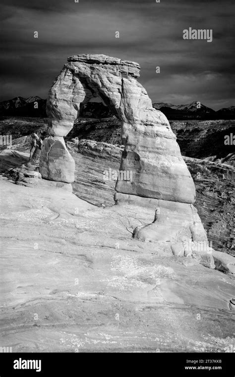 Delicate Arch Sunset Arches National Parkutahusa Stock Photo Alamy