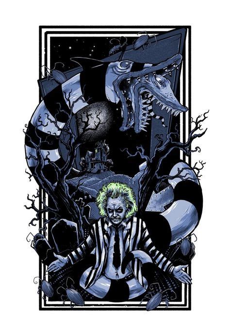 Beetlejuice himself, in it's a wonderful afterlife. it's not hard to understand why most of his neighbors would be enjoying much better circumstances without him on hand to wreak havoc (and keep them humble in the process). Scott Buoncristiano "It's Showtime" Print in 2019 ...