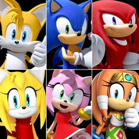 Sonic Tails Knuckles Amy Sonic Mania Sonic And Amy Sonic And The Best