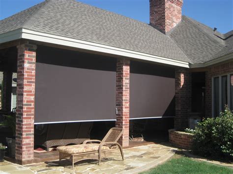 Dallas Tx Manual Sun Patio Shades 005 Kj Custom Screens And Outdoor Living