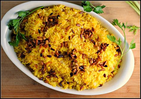 This vibrant cuisine is packed full of flavour. Saffron Rice with Golden Raisins and Pine Nuts - Prevention RD