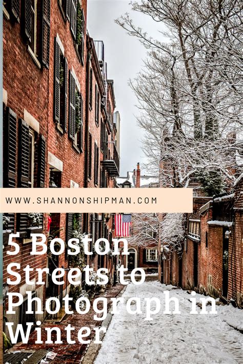 5 Boston Streets To Photograph In Winter Shannon Shipman
