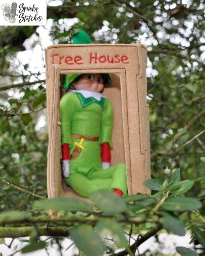 Elf Tree House Spunky Stitches