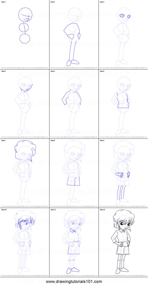 How To Draw Ai Haibara From Detective Conan Printable Step By Step