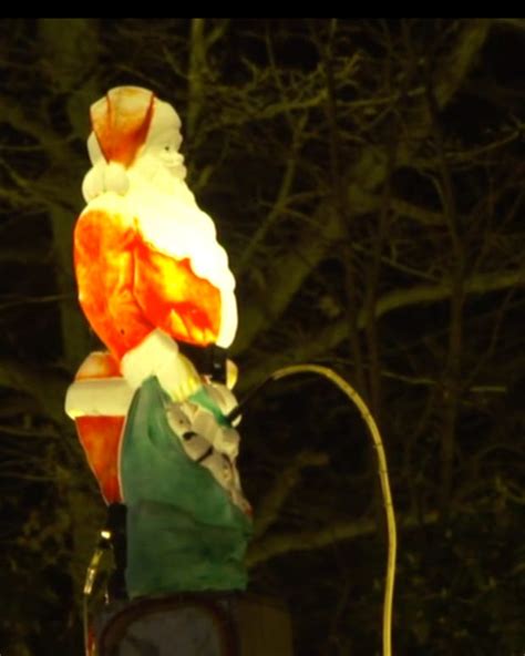 david wheeler creates christmas display featuring santa peeing on obama opposing views