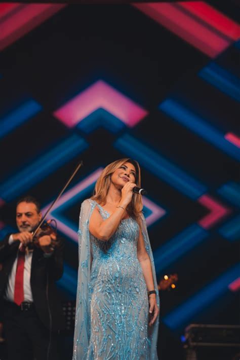 Lebanese Pop Icon Nawal Al Zoghbi Wows Fans With Live Performance At