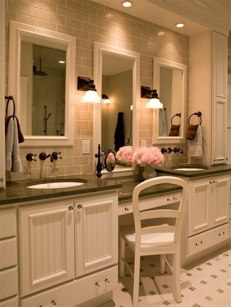 H vanity cabinet in charcoal glaze 5 Bathroom Mirror Ideas For A Double Vanity | Bathroom ...