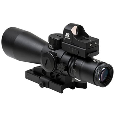 Ncstar Uss Gen Ii 3 9x42 P4 Sniper Scope Green Dot Sight Combo Black