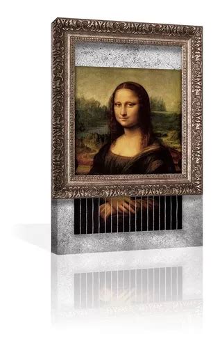 Cuadro Decorativo Canvas Arte Famoso Mona Lisa Tiras Cuotas Sin Interés