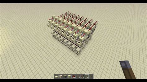 How To Build An 8 Bit Redstone Cpu In Minecraft Part 3 Register Design