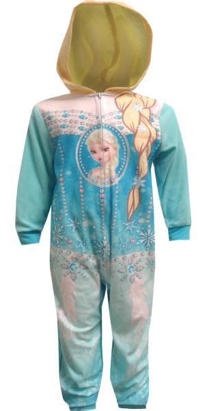 Disney Frozen Elsa Hooded Onesie Pajama One Piece Pajamas Onesie