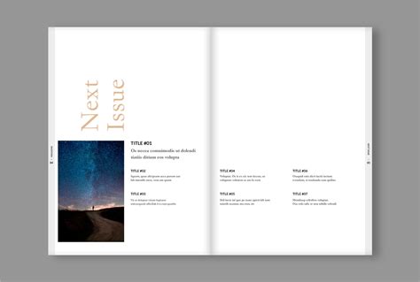 Classic Magazine Templates Layout A4us Templatemonster