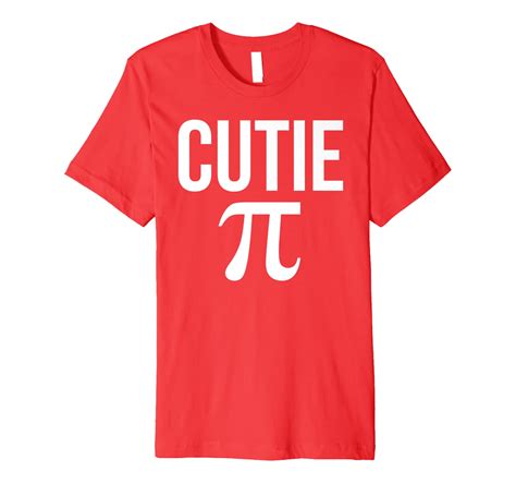 Funny Math Joke Pi Pun For Math Teachers 314 Pun Cutie Pi Premium T Shirt