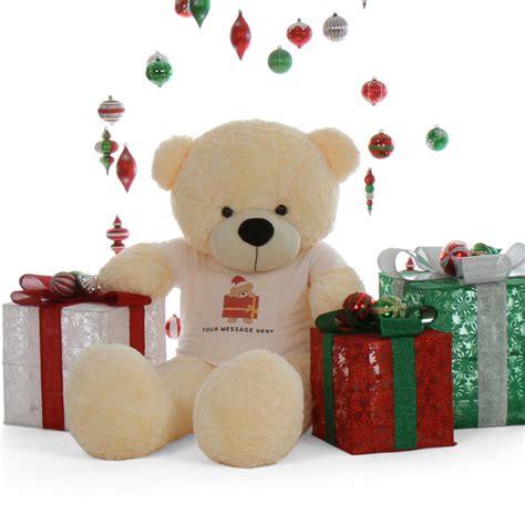Life Size 5ft Personalized Christmas Teddy Bear T