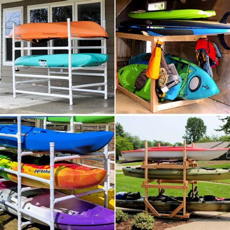 20 Free Plans To Build A Diy Kayak Rack Kayak Storage Rack Free Nude