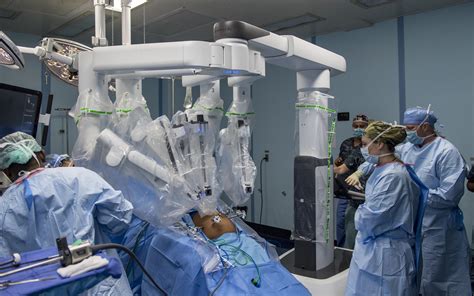 First Robot Assisted Surgery Onboard USNS Mercy Multinational Surgeons Commander U S Th