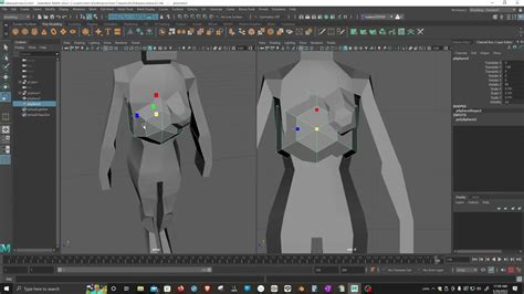 How To Model Breasts Quickly In Maya Youtube