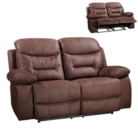 Große auswahl an sofas mit relaxfunktion: 2-Sitzer Sofa - dunkelbraun - mit Relaxfunktion | Online ...