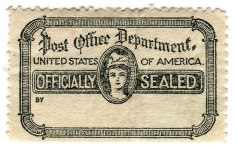 United States Official Stamp Officially Sealed