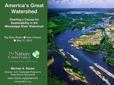 Ppt Americas Great Watershed Charting A Course For Sustainability In