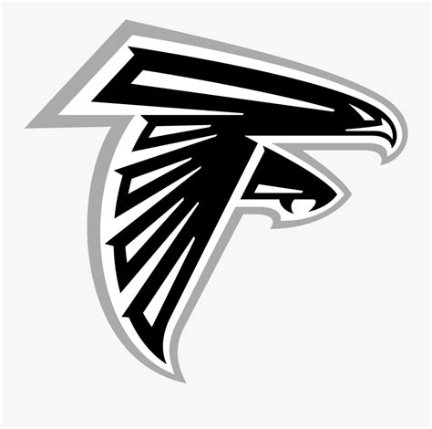 Atlanta Falcons Logo Black And White Transparent Atlanta Falcons