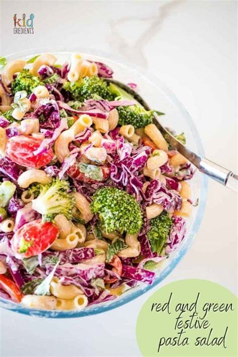 250g catelli bistro tricolour rotini or fusilli. Red and green festive pasta salad - Kidgredients