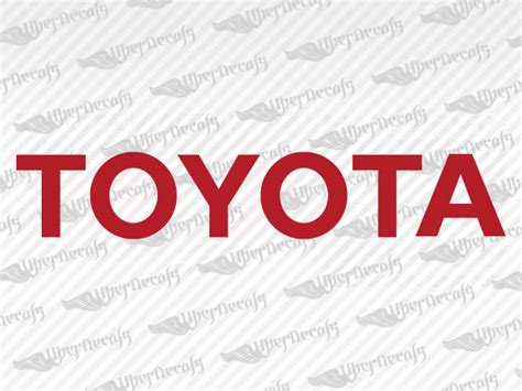 Toyota Logo Decal Stickers