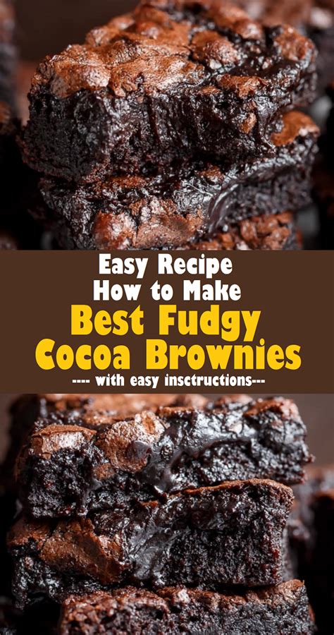More images for fudgy cocoa brownies » Best Fudgy Cocoa Brownies - Easy Recipes